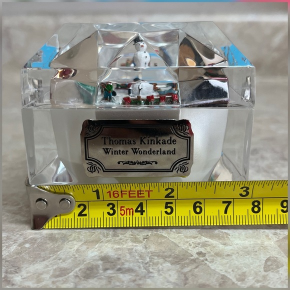 Thomas Kinkade 2009 Limited Edition Winter Wonderland Small Music Box - Picture 12 of 13